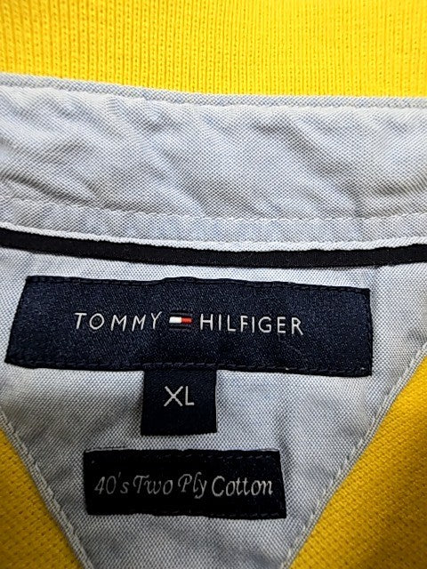 Tommy Hilfiger Men Yellow Polo Shirt size XL product image 3