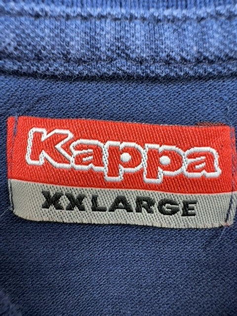 Kappa Men's Blue Polo Shirt XXL Short Sleeve Cotton