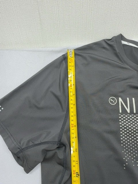 Puma Nightcat Women's XL Gray Running T-Shirt Reflective Graphic