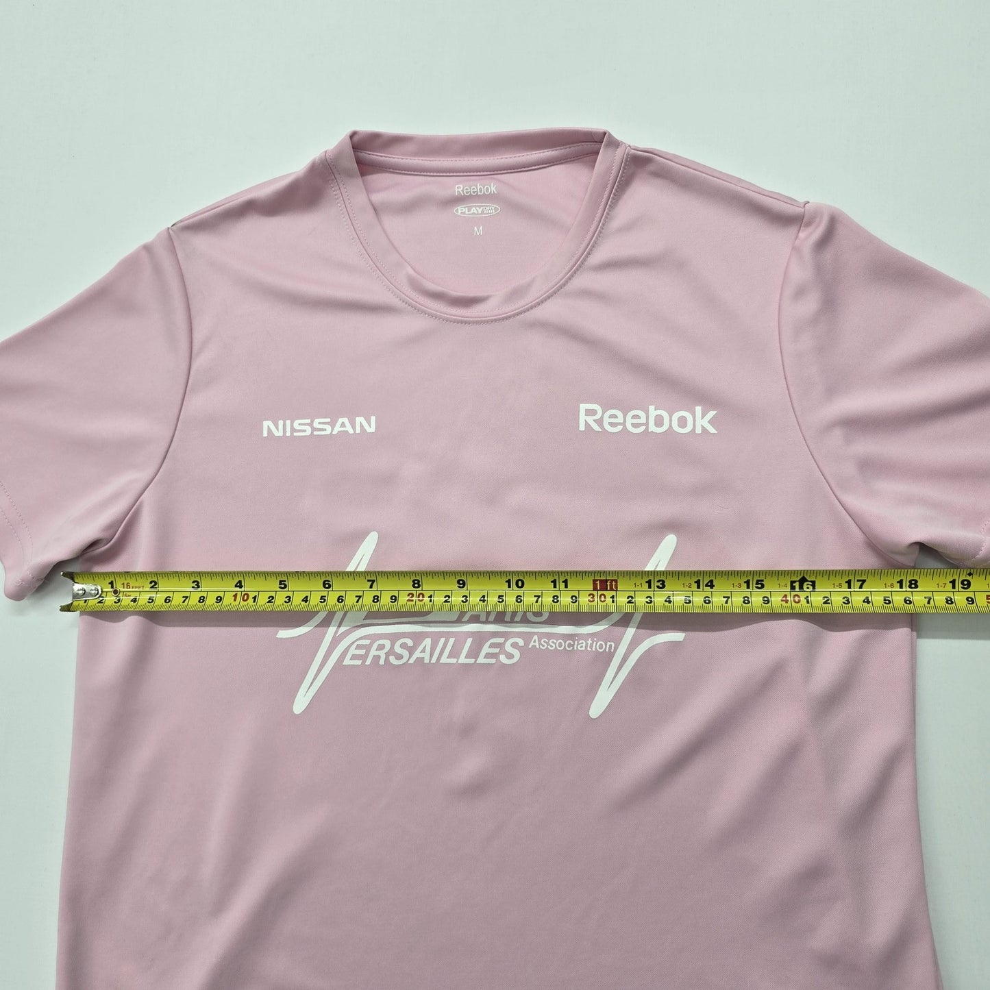 Reebok Unisex Pink Breast Cancer Awareness T-Shirt Size M PlayDry Logo