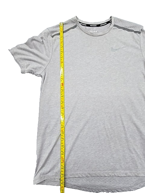Nike Men's Grey Dri-FIT Fitness T-Shirt Size L