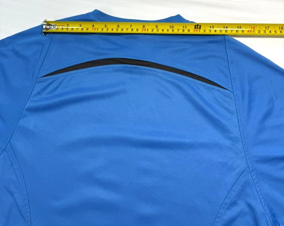 Nike Men's Blue Gradient Short-Sleeve Athletic T-Shirt - Size M