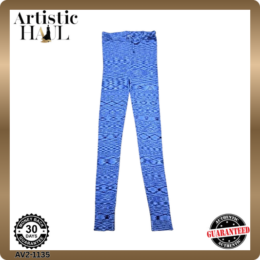 Unverified Brand Women's Blue Leggings – Size XS, Cotton