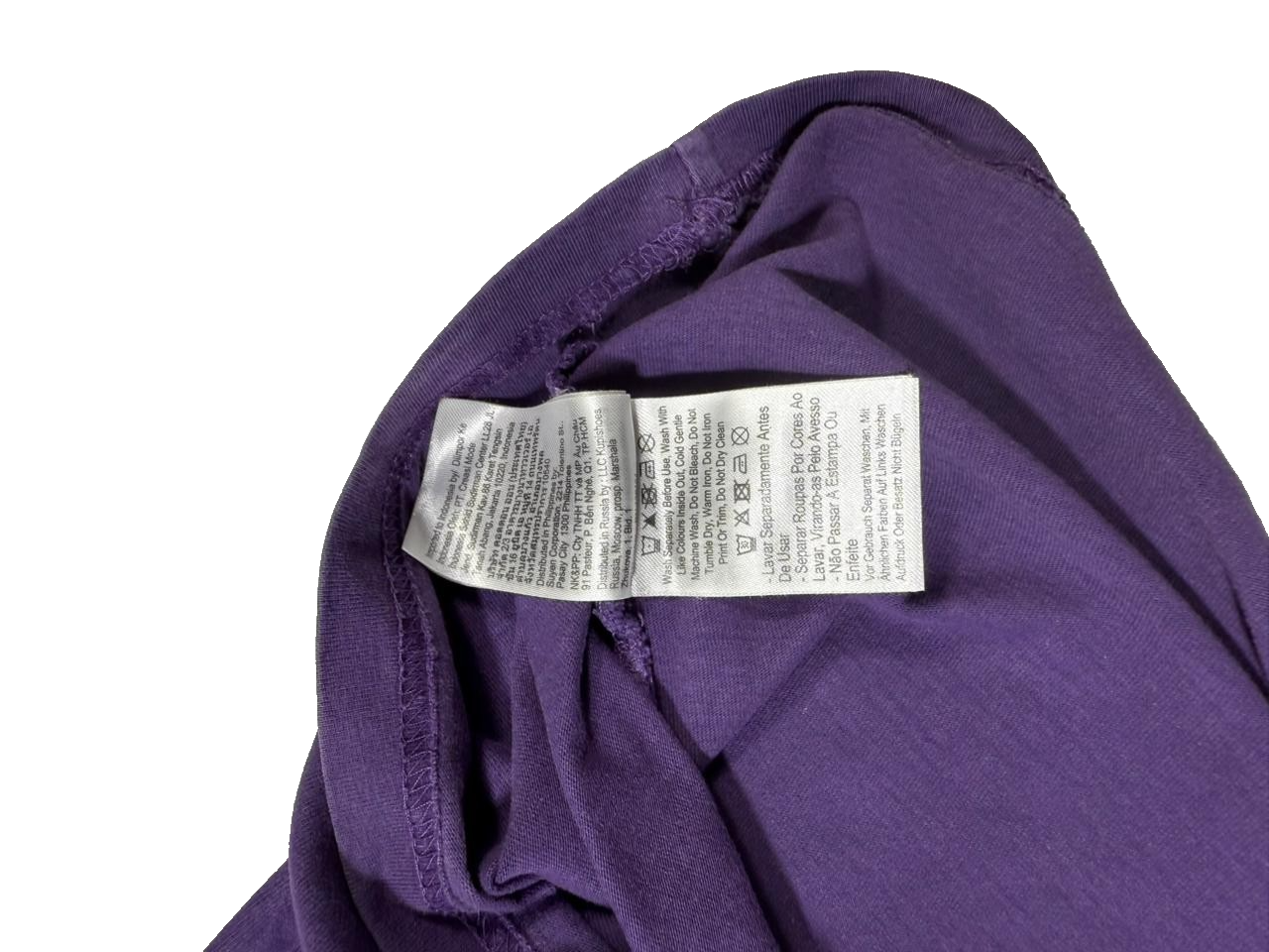 Nba Men's Hornets T-Shirt Purple - Size L