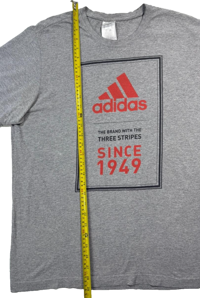 Adidas The Go To Tee Men's T-Shirt In Grey - Size L