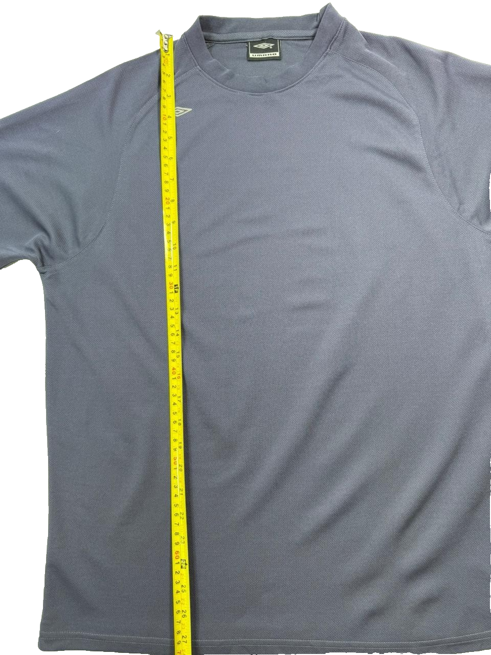 Umbro Men's Poly Gym T-Shirt In Blue - Size XL