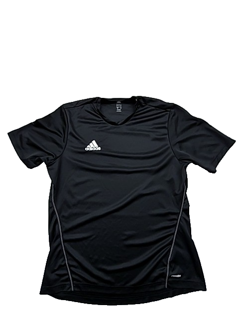 Adidas Climacool Black Jersey Shirt L Short Sleeve Crewneck