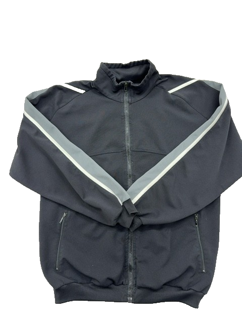 Nike Men's M Black Stripe Team Activewear Jacket Polyester