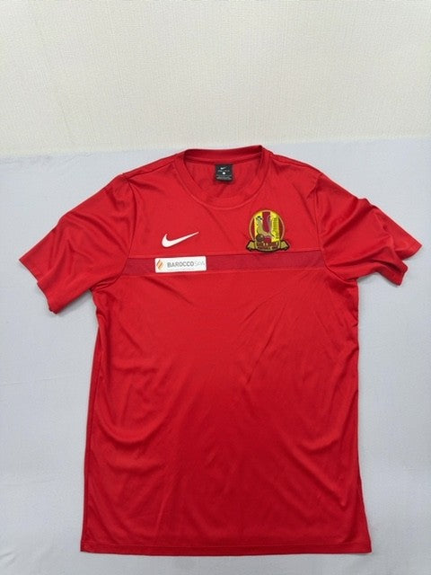 Nike Men's L Red Dri-FIT Soccer Jersey Short Sleeve Mesh