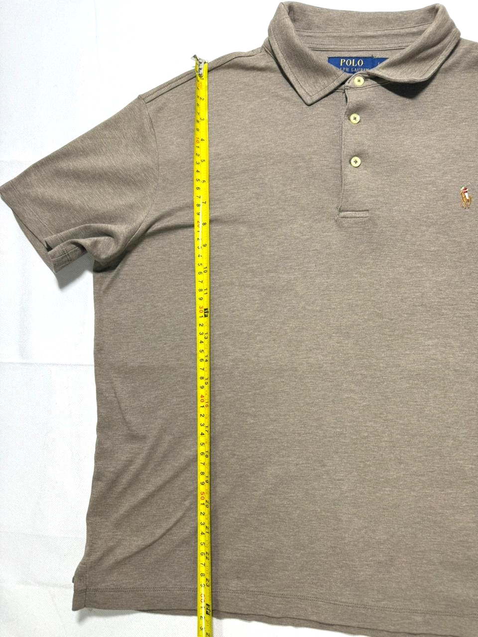 Classic Fit Soft-Touch Polo Shirt - Size L
