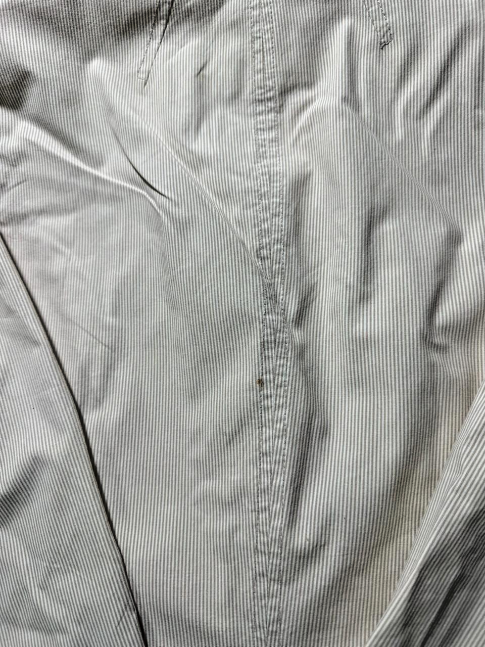 Classic Blazer Coat Beige Striped Men's - Size 12