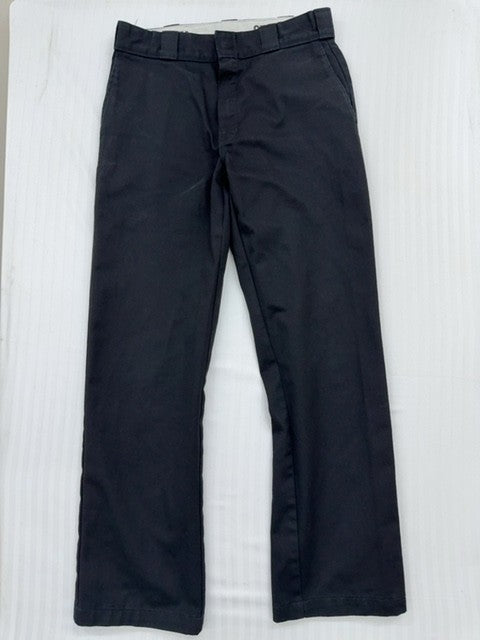Dickies Men's Black Work Pants W32 L32 Cotton Twill 874
