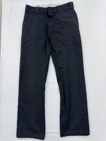 Dickies Men's Black Work Pants W32 L32 Cotton Twill 874