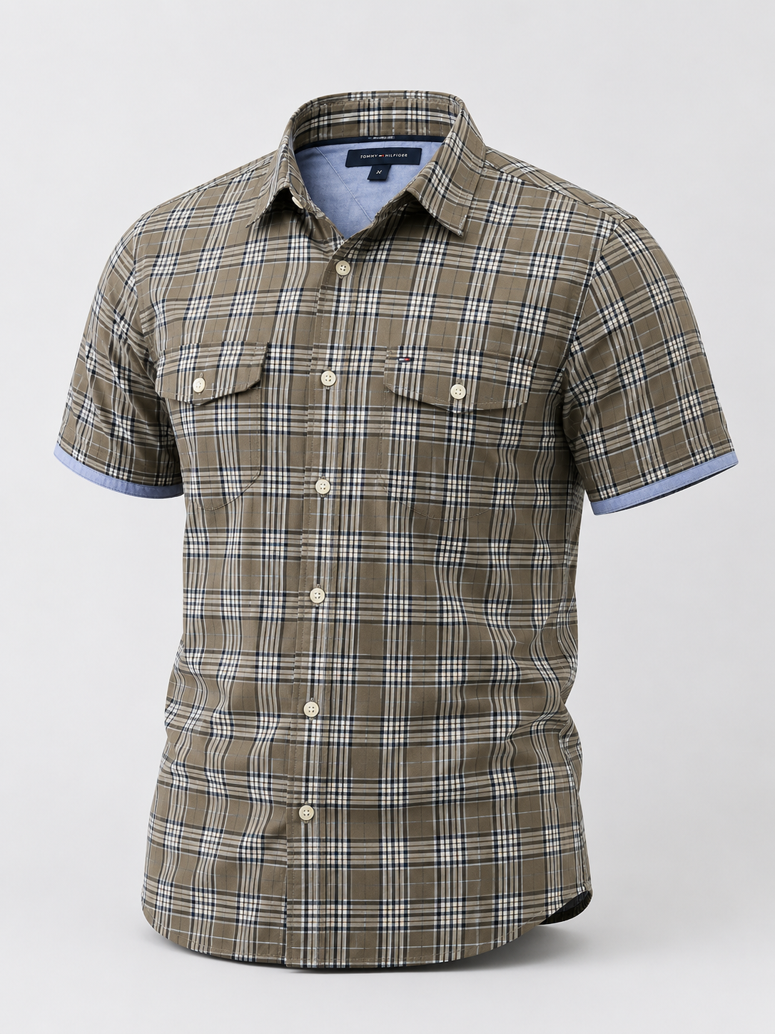 Tommy Hilfiger Men Brown Shirt size L product image 2