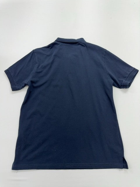 Little Polo Club Boys Navy Polo Shirt 3XL Logo Pique Knit - New