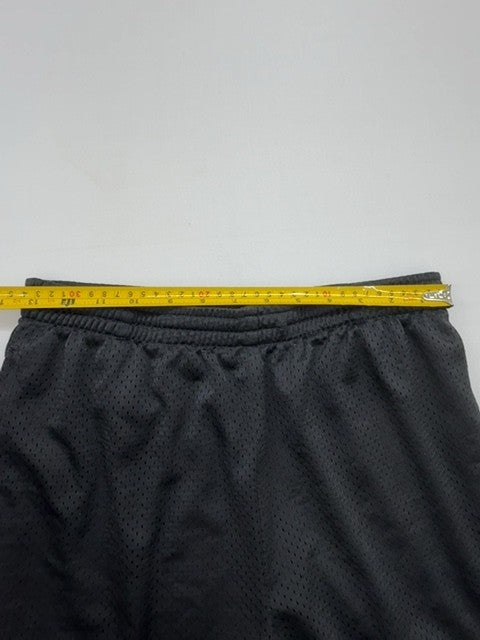 Athletic Boys Gray Elastic Waist Sports Shorts Size S Pockets Regular