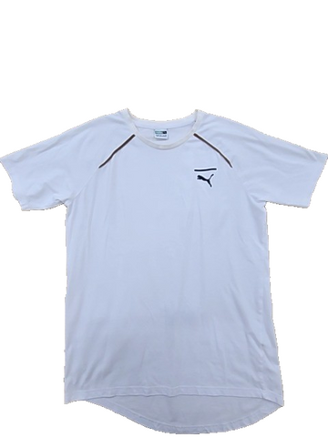 Puma Formula 1 F1 Men's White Graphic Cotton T-Shirt M