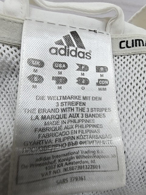 Adidas Men's Track Jacket White Climacool Mesh Polyester M