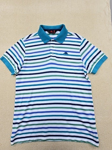 Kappa Multicolor Striped Cotton Polo Shirt Men's XL Short Sleeve