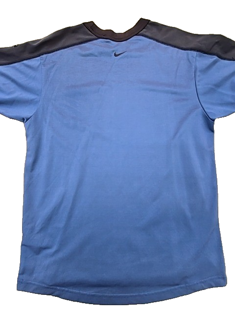 Nike Unisex Blue Crewneck Short Sleeve T-Shirt Size S Black Trim