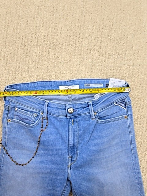 Replay Luzien Skinny High Waist Women's Jeans Size 32 Dark Indigo