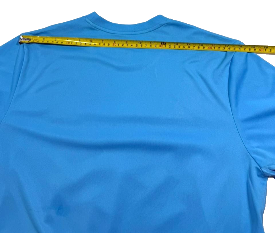 Adidas Olympique De Marseille 2017-2018 Away Football Shirt In Light Blue - L