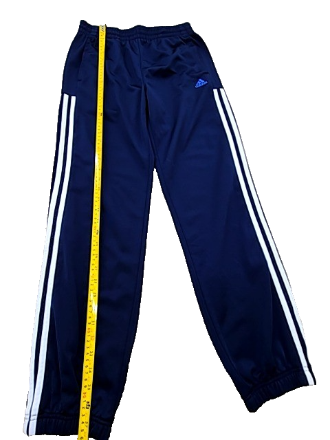 Adidas Men's Navy Stripe Track Pants Size L