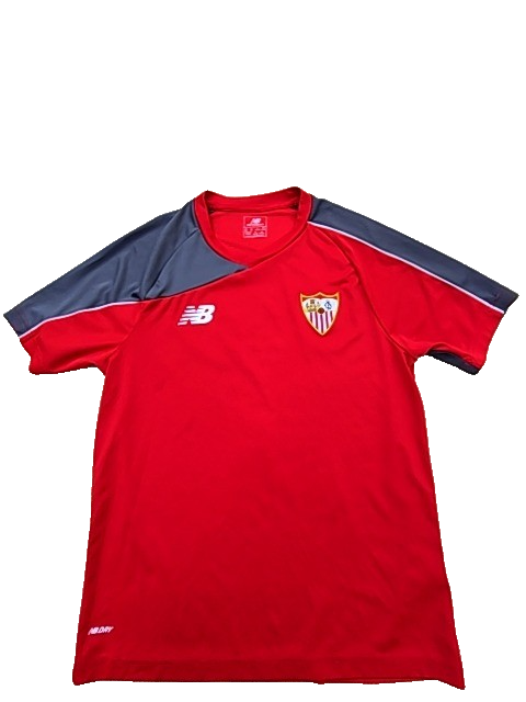 New Balance Men's Red Sevilla FC Soccer Jersey Size M Short Sleeve
