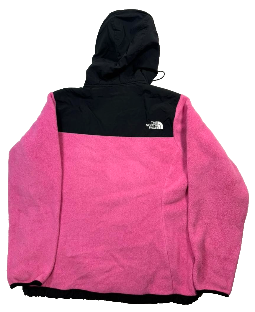 Pink And Black The North Face Fleece Jacket - Size M