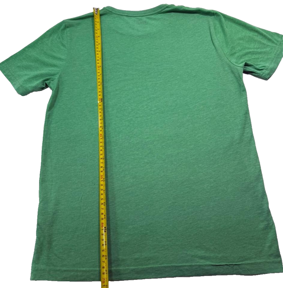 Men's Puma Print T-Shirt Green Size S