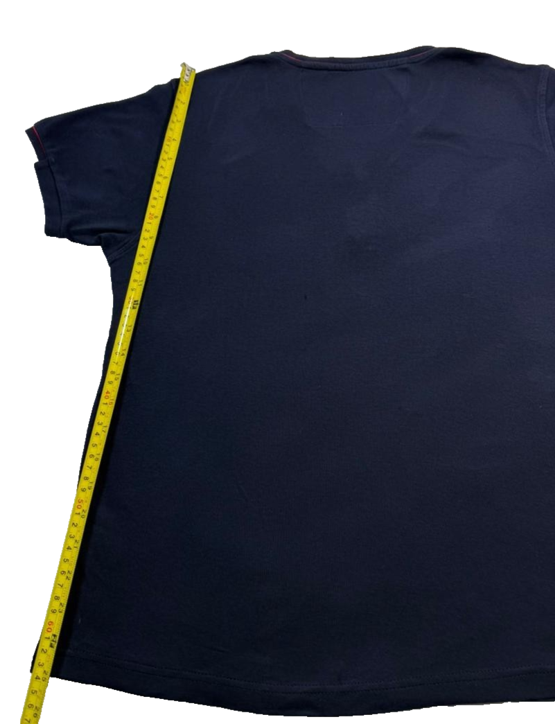 Tommy Hilfiger Men's Navy Blue Shirt, Size XL, Button Casual Short Sleeve