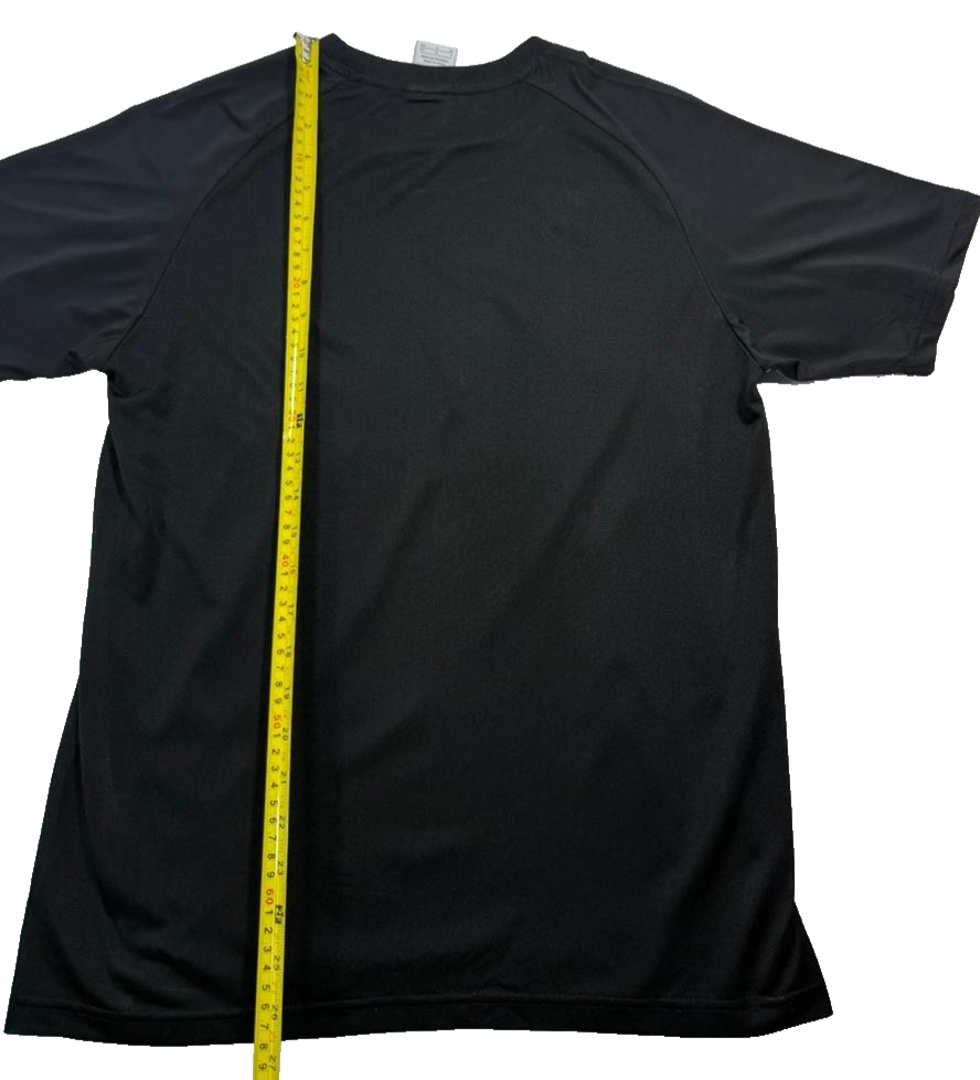 Adidas Formotion Men's Black Grey Training T-Shirt Yellow Graphic Size L