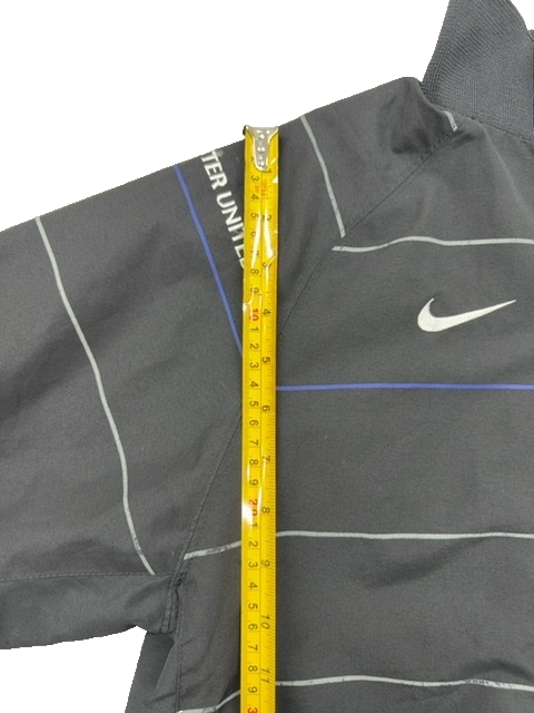 Nike Men's Gray Manchester United Track Jacket XL Vintage