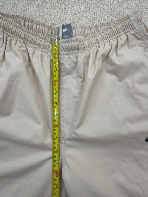 Nike Men's L Beige Track Pants Drawstring Nike Logo L