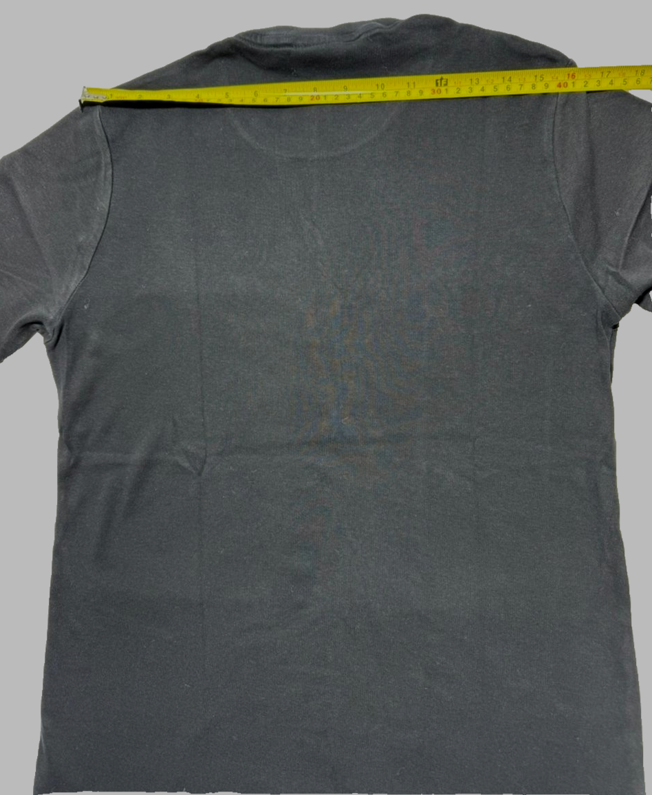 Tommy Hilfiger Men's Black Tee Flag Stripe Logo Short Sleeve Size XL