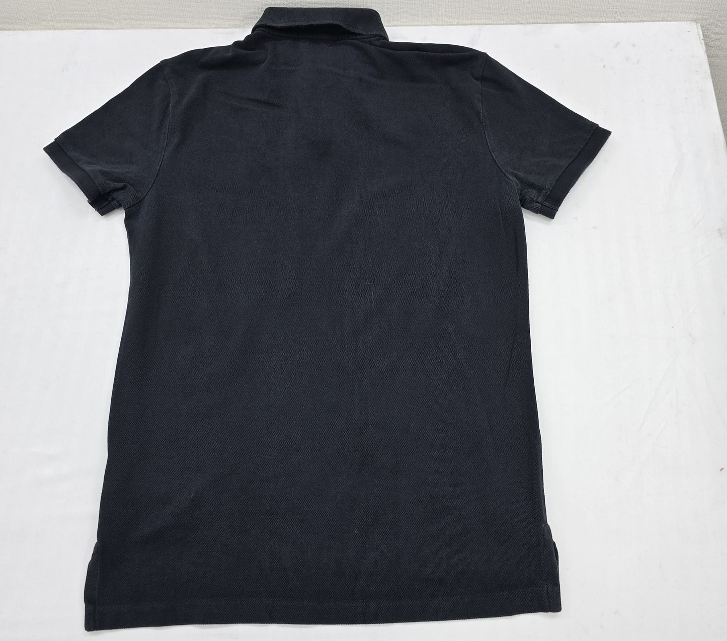 Polo Ralph Lauren Men's Black Short Sleeve Polo Shirt Size S Custom Slim