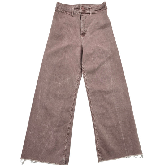 ZARA Women's Mauve Wide Leg Jeans Size 6 USA