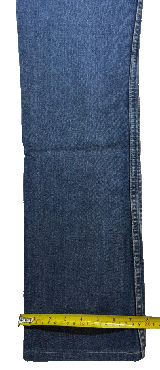 Mustang Officially Licensed Women Straight Logo Jeans Pants Size 31