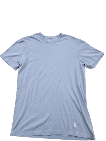 Polo Ralph Lauren Men's M Classic Fit Light Blue Cotton T-Shirt