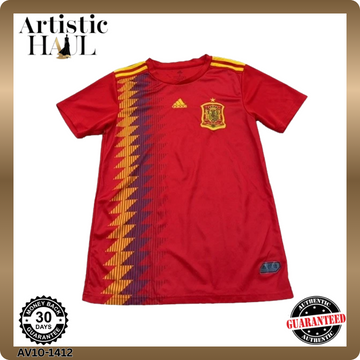 Spain Soccer Jersey Adidas Red S Thailand NEW