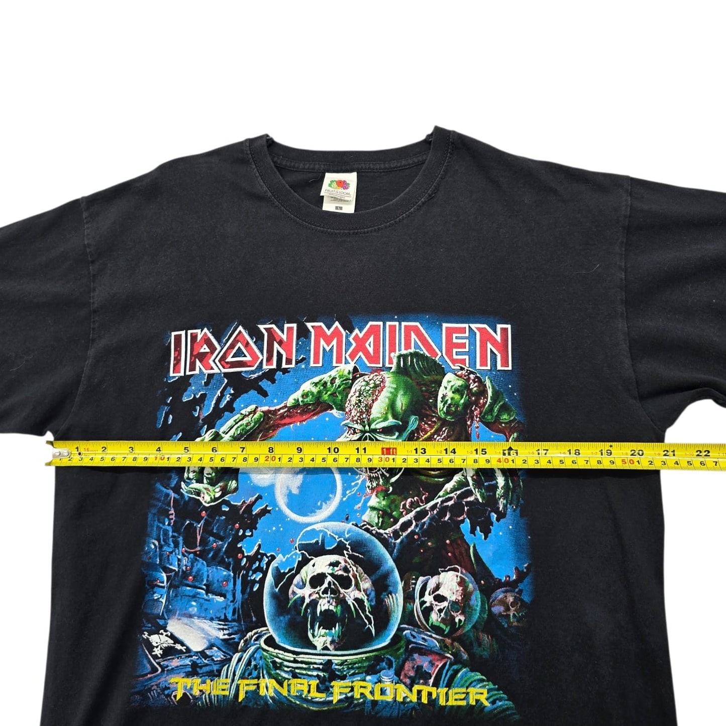 Iron Maiden Unisex Final Frontier Black T-Shirt Size L Official