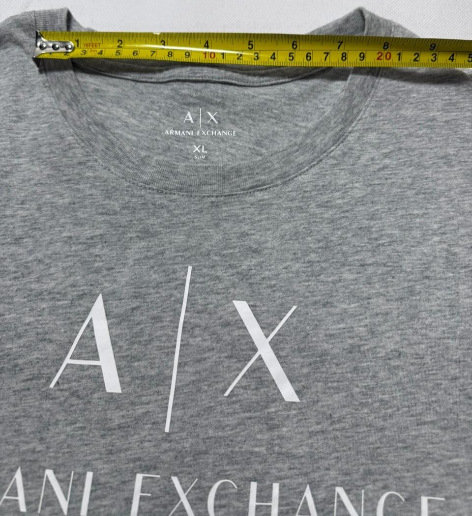 Armani Exchange Men's Logo Crew Neck Short Sleeve Jersey T-shirt | SIZE : XL