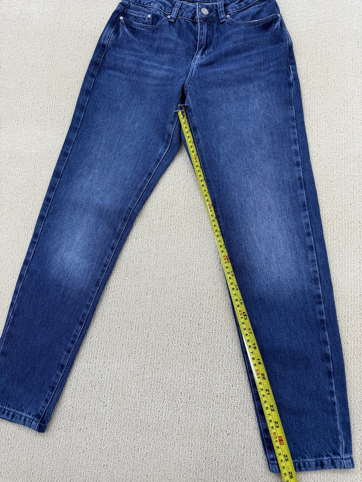 Karl Lagerfeld Women's Blue Size 24 Jeans 100% Cotton Denim Turkey