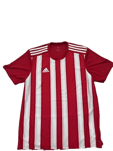 Adidas Striped 24 Jersey XL White/Red AeroReady Primegreen