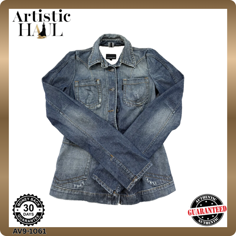Calvin Klein Jeans Denim Trucker Jacket Women's Small