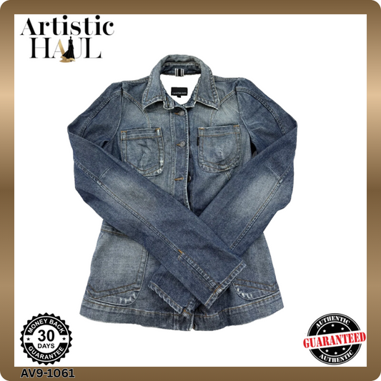 Calvin Klein Jeans Women's Blue Jacket – Size S – Ref 51C7A