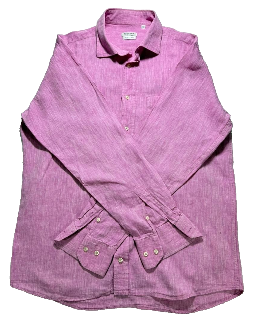 Raphael Positano Linen Button Men's Shirt | Size: M