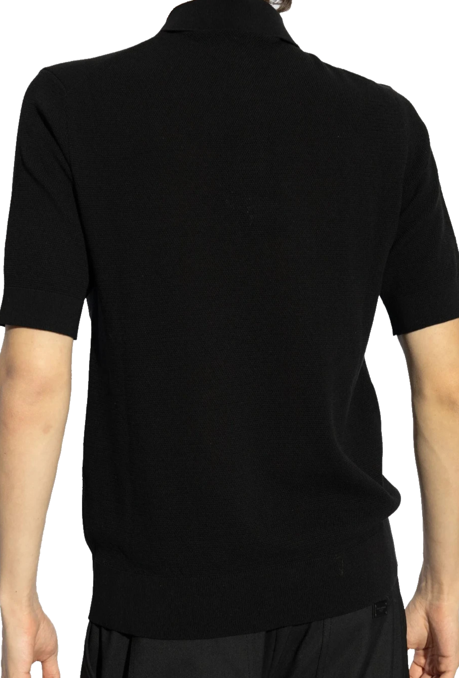 Men�S Dolce & Gabbana Polo Shirt Black Made In Italy Size 50