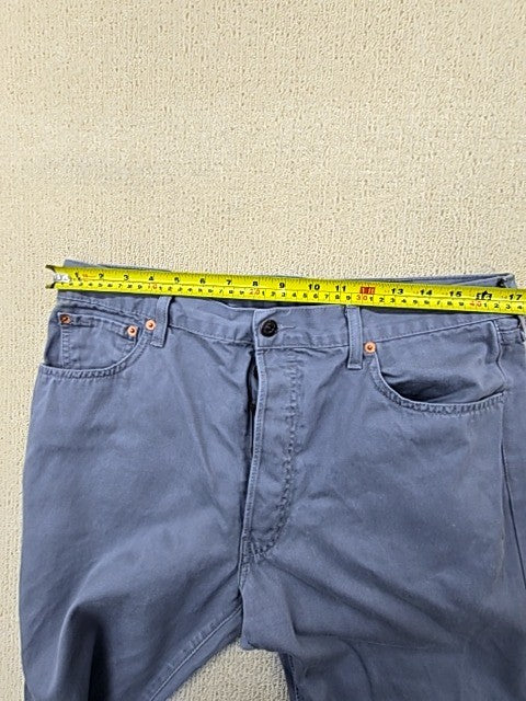 Levi's Men's Gray Relaxed Straight Jeans 36x34 551