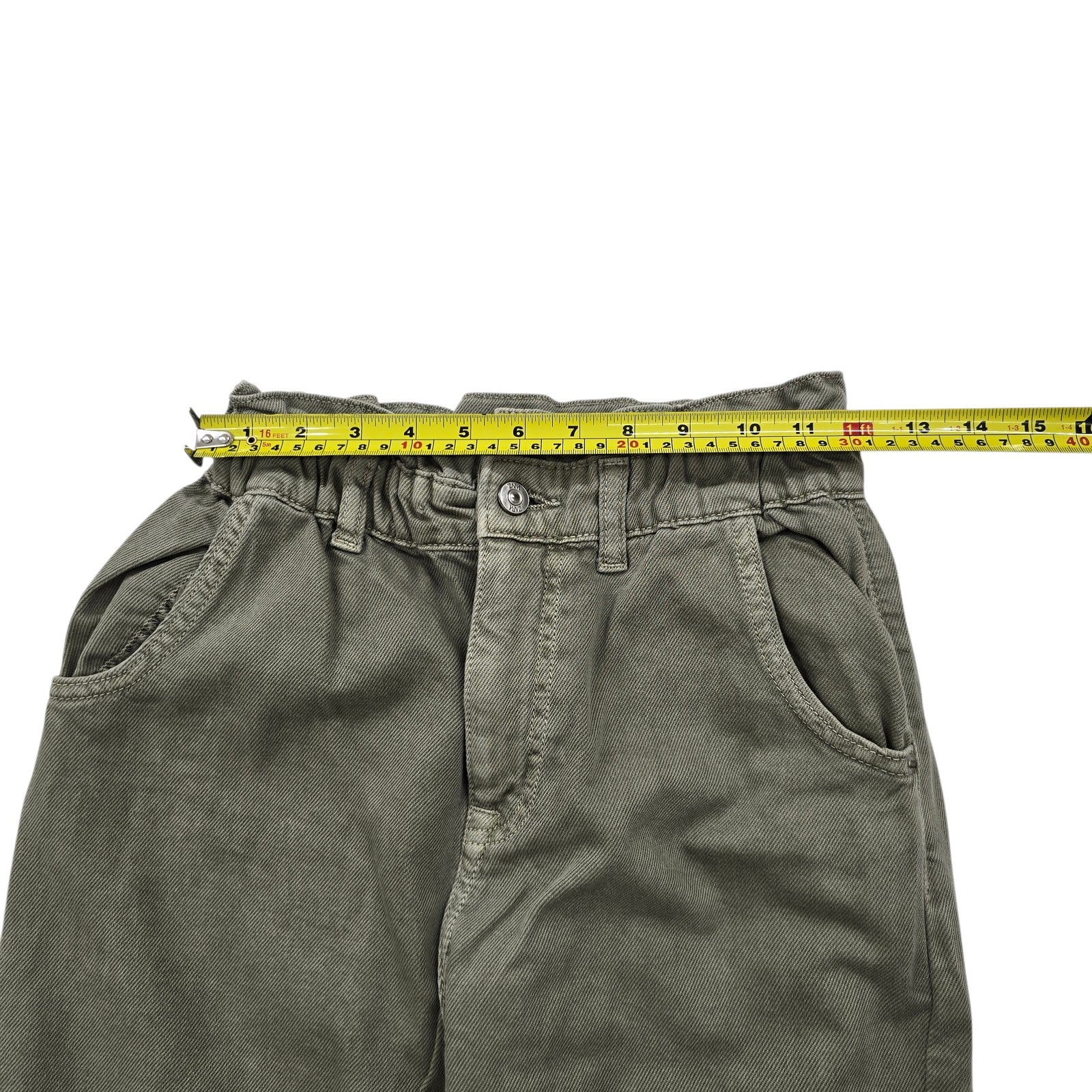 Zara Women Green Pants size 2 product image 4